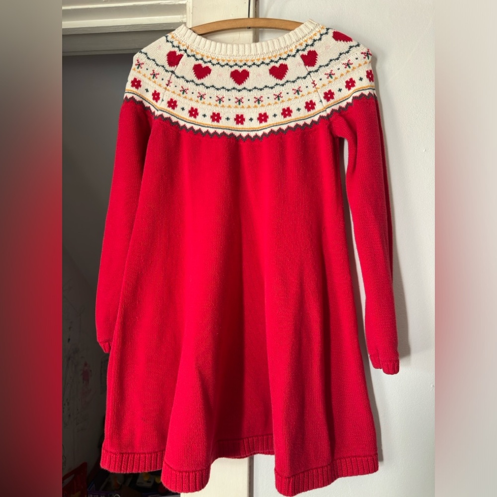 Hanna Anderson Sweater Dress - size 10 
Holiday, Christmas